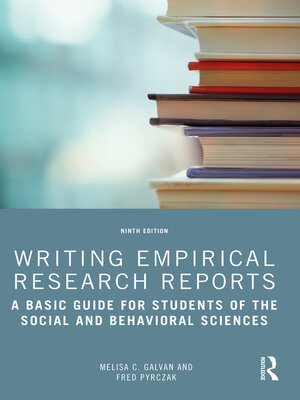 cover image of Writing Empirical Research Reports